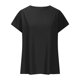 thumbnail image 4 of Tops de Verano de Mujer Suelto Ajuste Primavera Y Verano Suéter Casual Color Sólido Manga Corta Cuello Redondo, Camiseta Suelta de Poliéster, 4 of 9