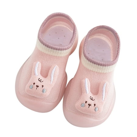 

yinguo toddler kids baby boys girls shoes cute cartoon first walkers socks shoes antislip shoes prewalker sneaker pink 24