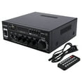 thumbnail image 2 of Amplificador de Sonido Bluetooth AV-660BT: Amplificador de Potencia Compatible con Bluetooth, Radio FM, USB, Tarjeta SD y Entradas de Micrófono Duales, ENCHUFE de EE. UU., 2 of 5