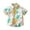 White, variant on Generic Boys Summer Pineapple Digital Printed Shirt Thin Lapel Short Sleeve Casual Out For 0 To 5 Top Undershirts Toddlers