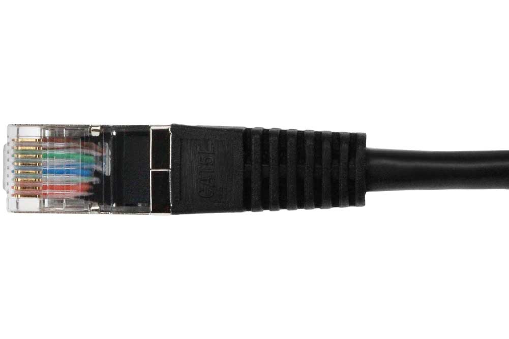 SF Cable Cat5e Shielded (STP) Ethernet Cable, 200 feet - Black - image 2 of 4