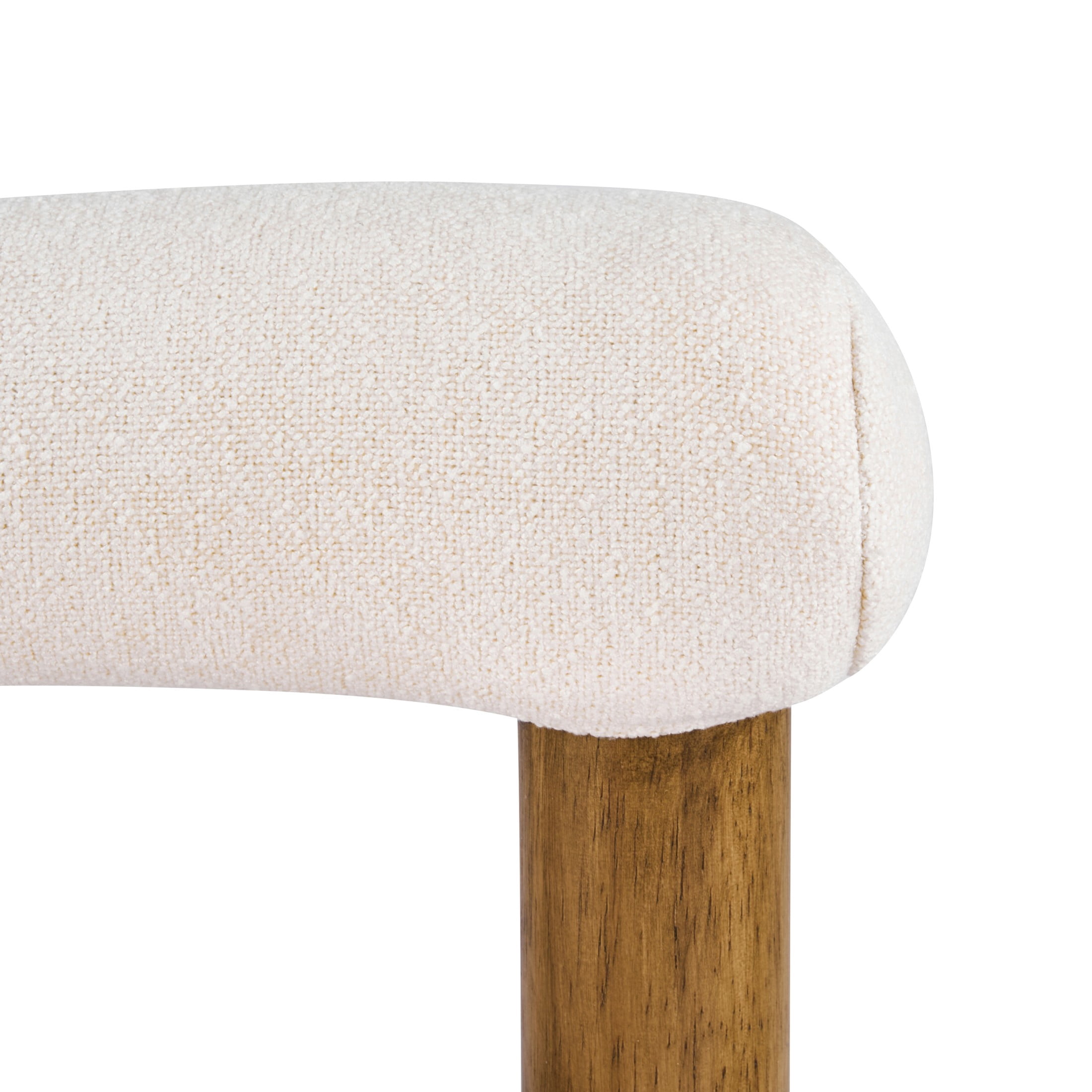 Christopher Knight Home Farmhouse Upholstered Counter Stools with Spindle Legs, Natural+Beige, Set of 4