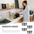 thumbnail image 3 of Raindrops 4Pcs Stainless Steel Soup Basin for Home Kitchen Easy Stack Storage and Fruit Washing Bowl, 3 of 6