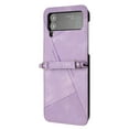 thumbnail image 6 of Allytechgroup Slim Case for Samsung Galaxy Z Flip4, Crossbody Shoulder Strap Anti-Scratch Shockproof Bumper Retro Case Cover for Girls Women, Purple, 6 of 11