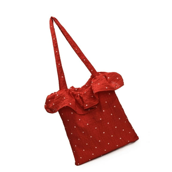 RUISINERY Womens Ruffle Chiffons Toted Bag Large Capacity Shoulder Bag Handbags Ladies Evening Cutch Purse Valentines Day Gifts