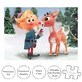 thumbnail image 4 of Rudolph The Red-Nosed Reindeer 1000 Piece Glitter Snow Jigsaw Puzzle, 4 of 6