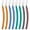 Orange, variant on Bombrooster 8-Pack No-Snag Stick Weights for Catfishing – Ideal for Dragging, Trolling & Drifting, Bottom Search Lead Sinkers in 2 oz, 3 oz, 4 oz