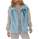 thumbnail image 2 of Neewe Women's Polar Fleece Zip Vest Lapel Collar Outerwear Warm Sleeveless Coat Vest for Fall and Winter, 2 of 8