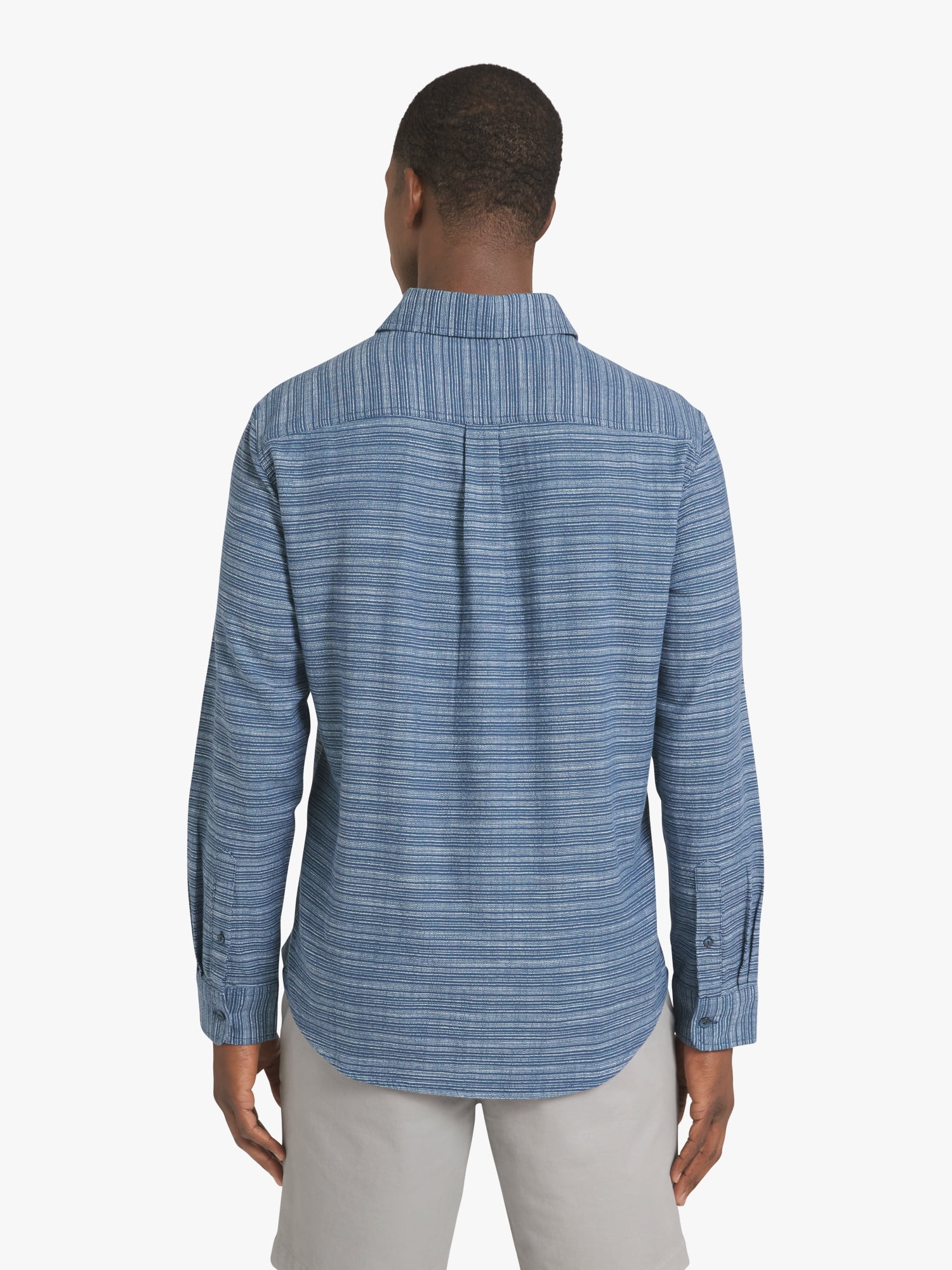 Chaps Men's & Big Men's Long Sleeve Texured Woven Shirt, Sizes S-3XL