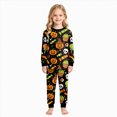 thumbnail image 2 of Gerichy Halloween Kids Pajamas Sets for Girls Boys Cute Ghost Pumpkin PJs Long Sleeve Pants Soft Sleepwear 2Pcs Holiday Pajama Sets 2T-9T, 2 of 7