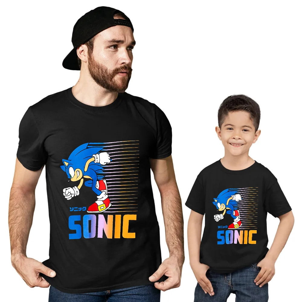 Boys Sonic The Hedgehog Print T Shirts 