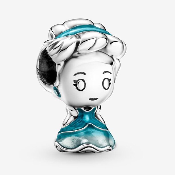 Pandora Charm Accesorios Princesa Karabazar Coche Pulsera Disney Series Mickey Globo Cuentas Colgante Joyería Regalos P410 Gao Jiahui unisex