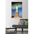 thumbnail image 2 of Landmarks - The Statue Of Liberty Wall Poster with Wooden Magnetic Frame, 22.375" x 34", 2 of 3