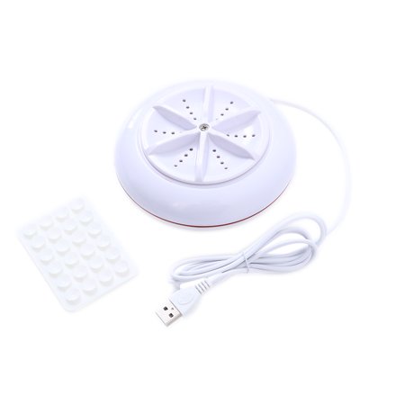 USB Portable Ultrasonic Turbine Washing Machine Mouse Laundry Cleaning Machine for Clothes Fruit Jewelry Glasses