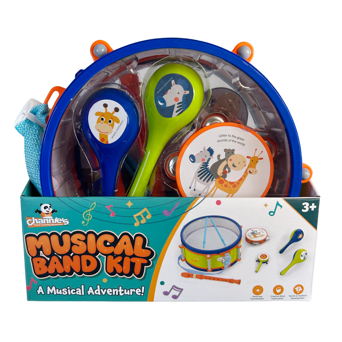 AZ Import AZImport PS75A Blue Kids Drum Set Musical Instrument Toy