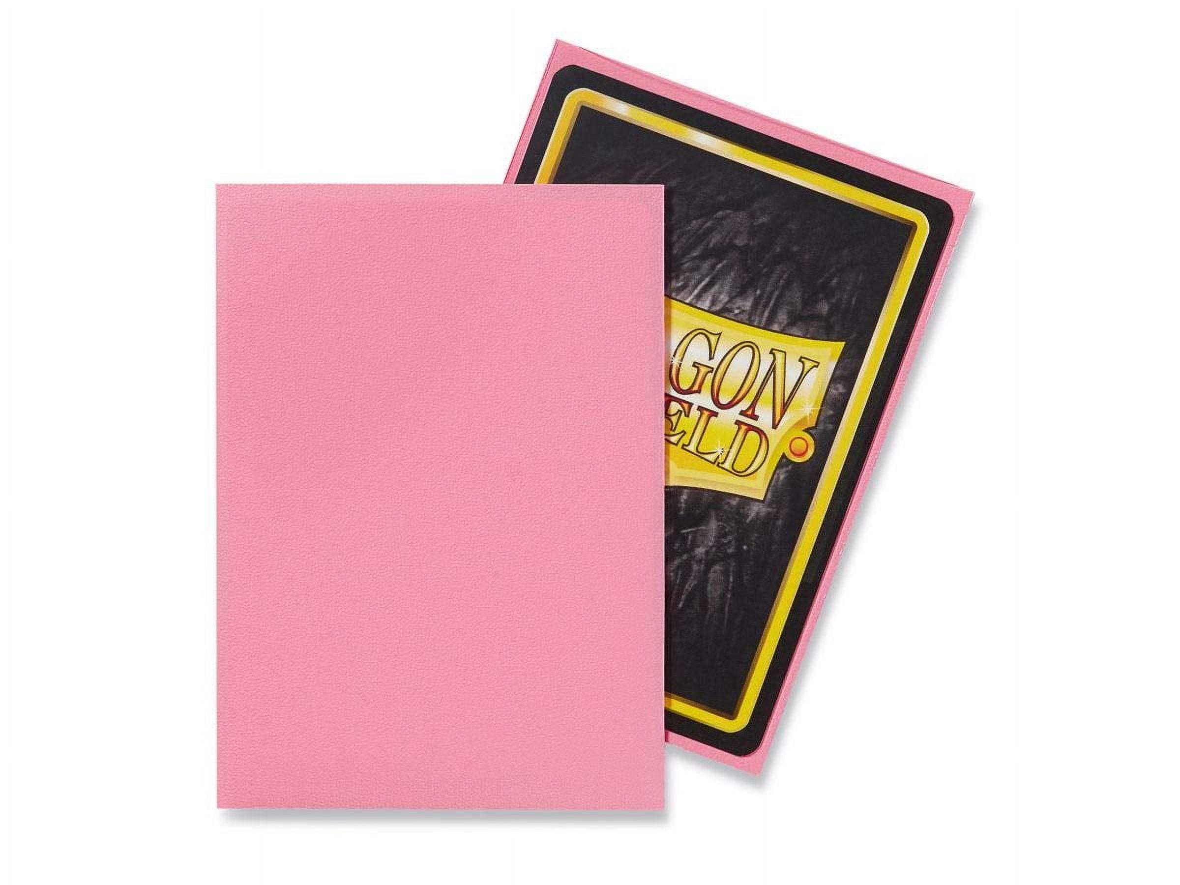 2 Packs Dragon Shield Matte Pink Standard Size 100 ct Card Sleeves Value Bundle!