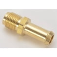thumbnail image 2 of JEGS NPT Straight Hose Barb Fitting [5/16 in. Inverted Flare (1/2 in.-20 Thread) to 3/8 in. Hose, Brass], 2 of 4