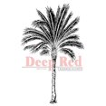 thumbnail image 1 of Deep Red Stamps Palm Tree Rubber Stamp, 1 of 4