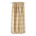 thumbnail image 2 of Contemporary Home Living Gold and White Plaid Rectangular Cotton Decorative Throw 50" x 60", 2 of 3