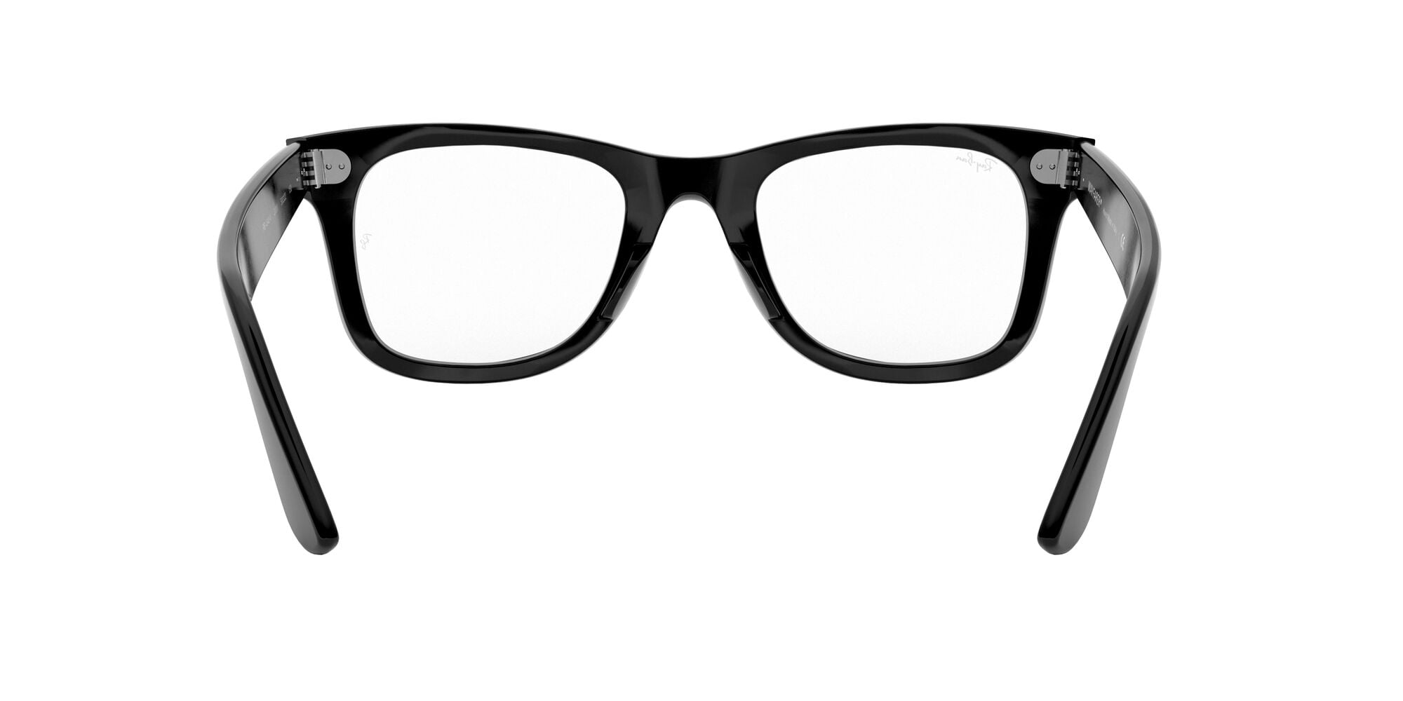 Ray-Ban Unisex Size 50 Square Wayfarer Ease Eyeglasses, Black/Demo Lens