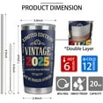 thumbnail image 5 of Retirement Gifts for Men 2025 Retired Tumbler Cup 20 Oz Coffee Mug Best Funny Retirement Gifts for Coworkers Boss, 5 of 5