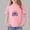 Pink, variant on Spazoro Girls T-Shirts Tee, Cute Print 100%Cotton Short Sleeve Crew Neck Casual Tops for Kids Purple Size 6