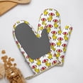 thumbnail image 4 of Gaeub Rubber Duck Chicken Bird Print Oven Mitts and Potholders BBQ Gloves,Oven Mitts with Silicone, Non-Slip Cooking Gloves for Cooking Baking Grilling (2 Count), 4 of 6