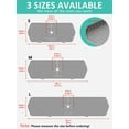 thumbnail image 3 of GHSDFBB Silicone Faucet Handle Drip Catcher Mat，Kitchen Faucet Sink Splash Guard，Sink Draining Pad Behind Faucet，Drying Pad for Kitchen & Bathroom Countertop Protect（Gray）, 3 of 7