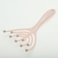 thumbnail image 5 of Unique Bargains 1 Pc Portable Nine Claws Head Massager for Home Pink PP Steel Ball, 5 of 5