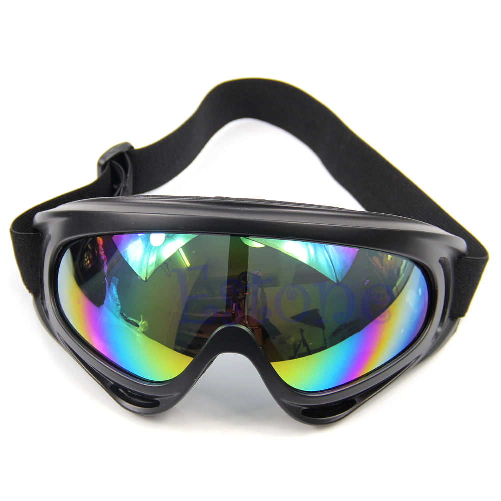 Universal Ski Snowboard Dustproof Sunglasses Cylindrical Lens Frame Eye Glasses 