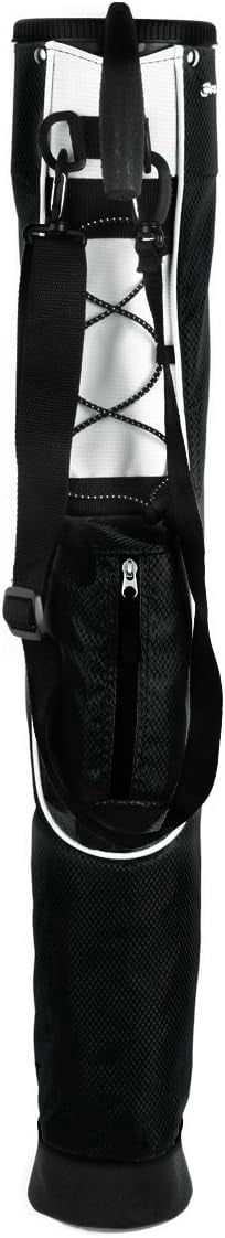 Orlimar 2-way Top Ultra Lightweight Golf Pitch 'n' Putt Sunday/Stand/Par 3 Bag, Black