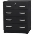 thumbnail image 2 of Home Square 2-Piece Contemporary Upholstered Full Bedroom Set, Black, 2 of 7