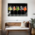 thumbnail image 3 of Elephant Stock Cocktails Wall Art - Horizontal Canvas Wall Art - Dining Room Wall Decor - Food And Drink Canvas - Black And Orange Decor - 45" x 30", 3 of 8