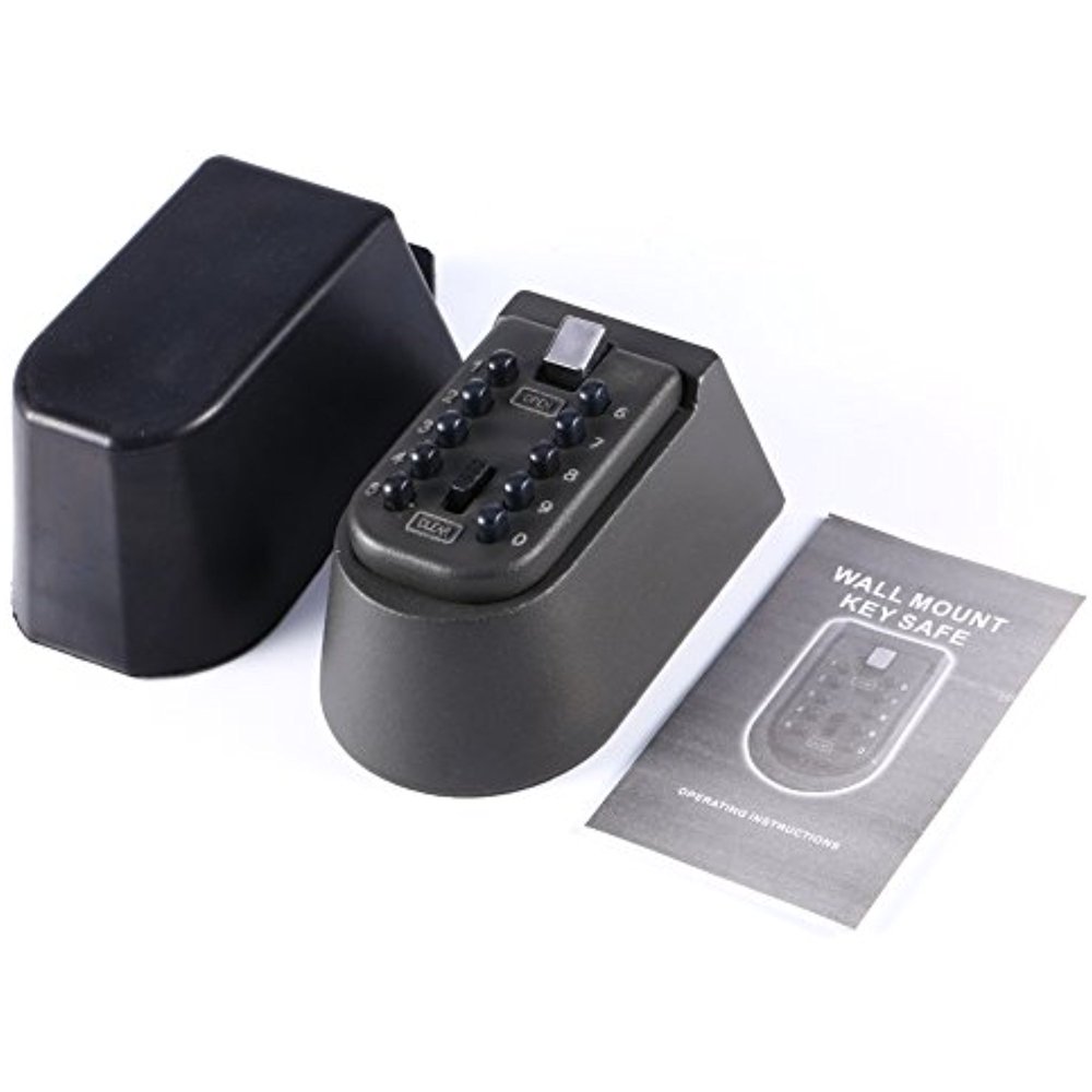 Key Safe Lock Box, Punch Button Key Hide