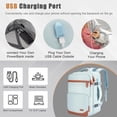 thumbnail image 2 of Mochila de viaje Velaybor 40L con puerto de carga USB resistente al agua, 2 of 7