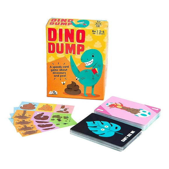Dino Dump Kids Super Fun Game Card Based on the Classic Adult Board Game Age 15+