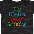 thumbnail image 4 of Inktastic Mema Loves Me Grandchild Boys or Girls Baby Bodysuit, 4 of 5