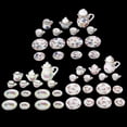 thumbnail image 5 of 15pcs Dolls House Miniature Ceramic Tea Set Red Cherry 1/12 Scale, 5 of 7