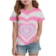 thumbnail image 2 of Blusas y camisas de cuello redondo y manga corta con estampado para niños, blusa de cuello redondo y manga tres cuartos, blusa de poliéster para niños de talla mediana, 2 of 6