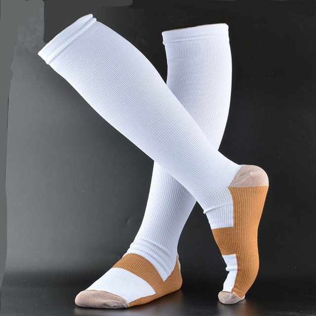 Calcetines de compresión para aliviar las varices Calcetines de compresión tobillera L/XL