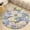 style-1, variant on Floral Colorful Flower Floral Medallion Round Rug - Small Round Area Rug, Soft Non-Slip Machine Washable Bedroom Mat Indoor Accent Entry Carpet for Office Desk Dorm Hallway