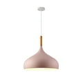 thumbnail image 1 of Wood Metal Colorful Pendant Lamp, Creative Ceiling Pendant Light Fixture, Modern Pendant Lighting, Farmhouse Pendant Light for Over Kitchen Island Dining Room Table Bar Entrance Cafe, 1 of 7