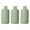 Green, variant on Viveous Refillable Bottles Containers: 3pcs 500ML Green Shampoo Bottle Toiletry Bottles with Press Disc Cap for Lotions Travel