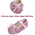 thumbnail image 5 of Toddler Flower Girl Dress Shoes - Girl Ballet Flats Party School Shoes Wedding, 5 of 6