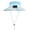 Blue, variant on Boys Girls Solar Fan Hat Summer Wide Brim Uv Protection Upf 50+ Bucket Sun Hat Kids Fishing Hats
