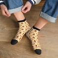 thumbnail image 3 of Fuzoiu Fall Gnomes Print Adult Socks, Crew Moisture-wicking Socks, Unisex Cushion Crew Socks,Casual Sports Ankle Socks, 3 of 7