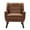 P-Coffee, variant on DREAMSIDEA Faux Leather Accent Chairs Set of 2 for Living Room Morden Upholstered Armchair Bedroom Chairs,Coffee