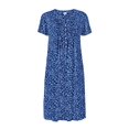 thumbnail image 6 of Aria Women’s Short Sleeve Split Neck Sweater Knit Nightgown, Sizes XS-5X, 6 of 6