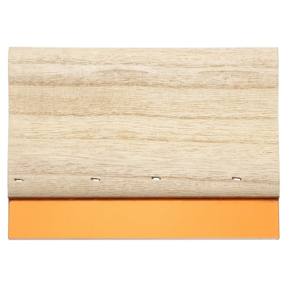 Uxcell Screen Printing Squeegee 6 Inch 65 Durometer Polyurethane Blade Wooden Handle Ink Scraper for Screen Printing Fabric Printmaking