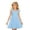 j1-Light Blue, variant on LIIPEE Girls Summer Dress Solid Color Sleeveless Bowknot Strap Scoop Neck Casual Sundress Kids Comfortable Lightweight Cute Daily Dresses,6-7 Years